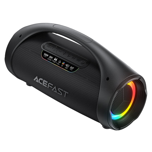 Coluna Portátil Bluetooth Acefast K11 Pro, 102W, RGB, TWS, À prova de água, Preta
