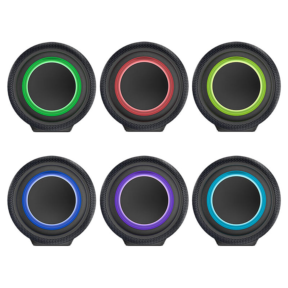 Coluna Bluetooth Acefast K2 Air, 2 x 20W, RGB, à prova de água, Preta