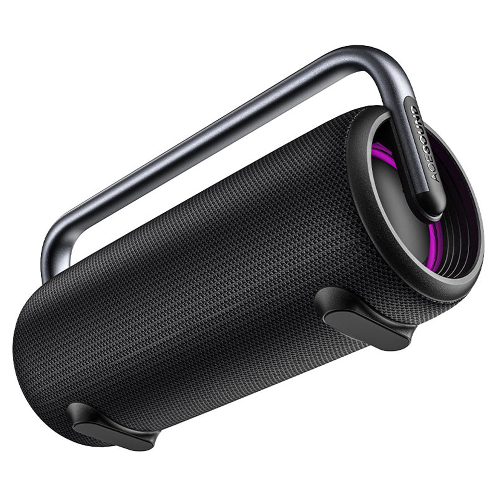 Coluna Portátil Bluetooth Acefast K2 Pro, 2 x 50W - 2 x 10W, RGB, à prova de água, Preta