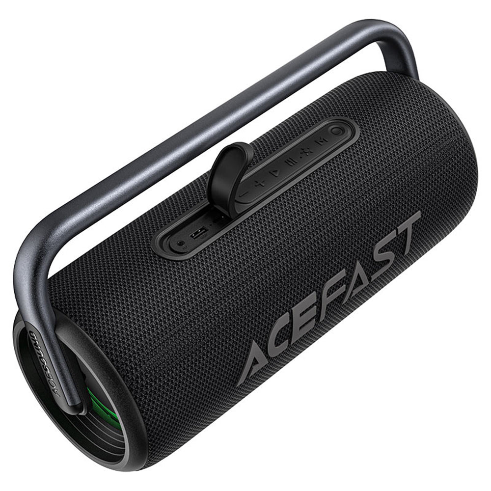 Coluna Portátil Bluetooth Acefast K2 Pro, 2 x 50W - 2 x 10W, RGB, à prova de água, Preta
