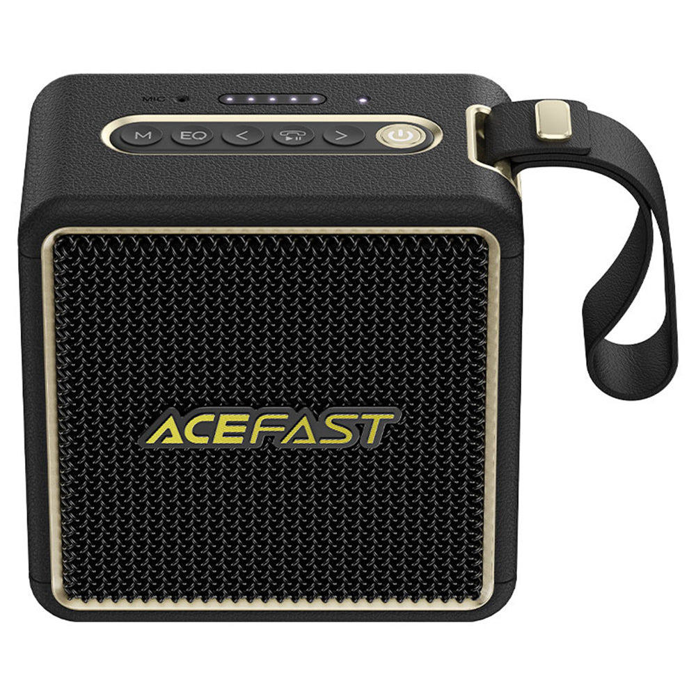 Coluna Portátil Bluetooth Acefast K3 Nano, 1 x 30W - 1 x 16W, RGB, à Prova de Água, Preta