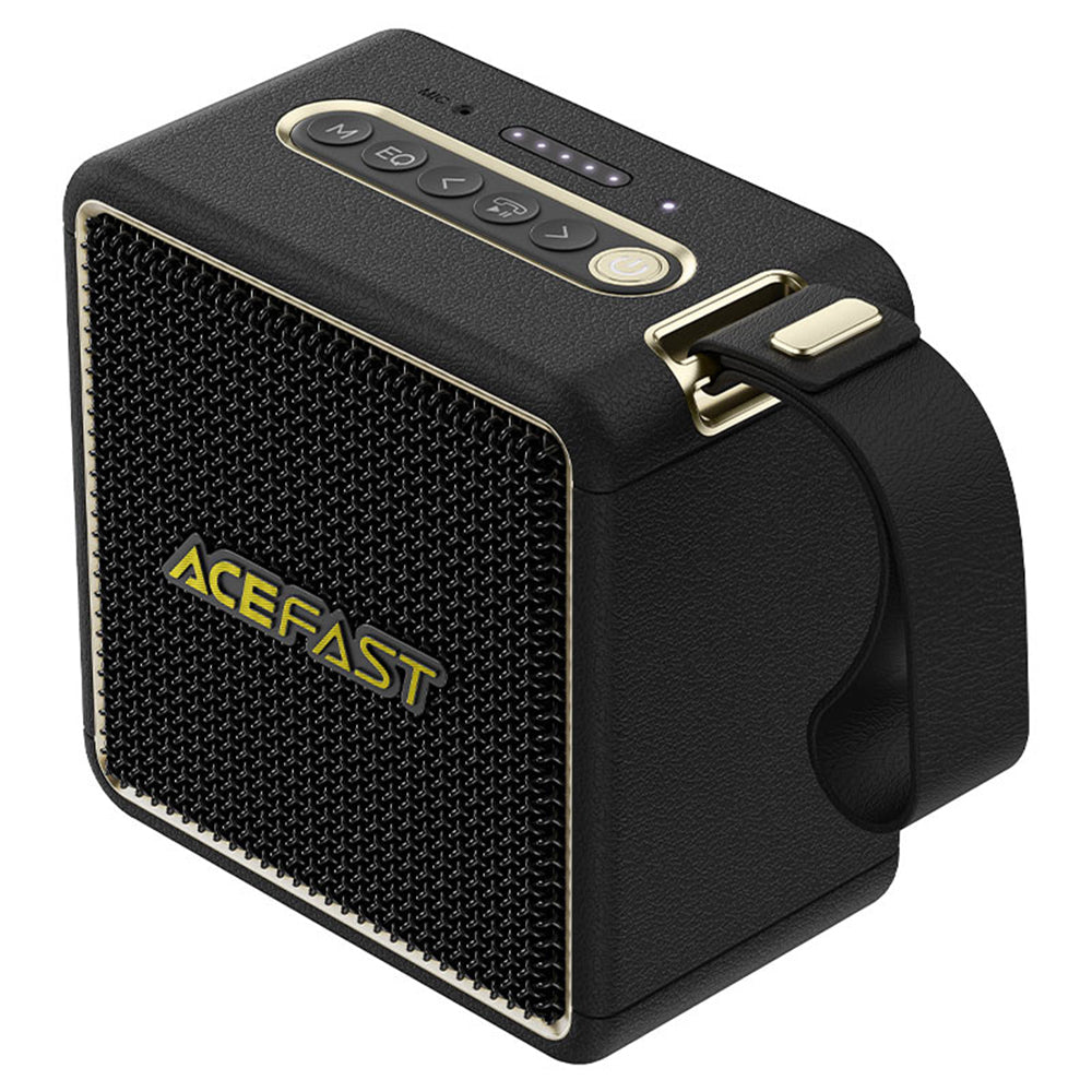 Coluna Portátil Bluetooth Acefast K3 Nano, 1 x 30W - 1 x 16W, RGB, à Prova de Água, Preta