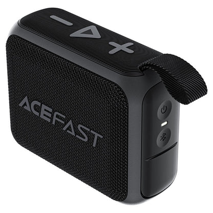 Coluna Portátil Bluetooth Acefast K4 Go, 5W, à Prova de Água, Preta