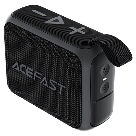 Coluna Portátil Bluetooth Acefast K4 Go, 5W, à Prova de Água, Preta