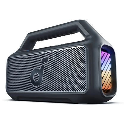 Altifalante Bluetooth portátil Anker SoundCore Boom 2, 80 W, RGB, à prova de água, preto A3138011 