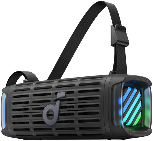 Coluna Portátil Bluetooth Anker SoundCore Boom 3i, 50W, RGB, à prova de água, Preta D5100010