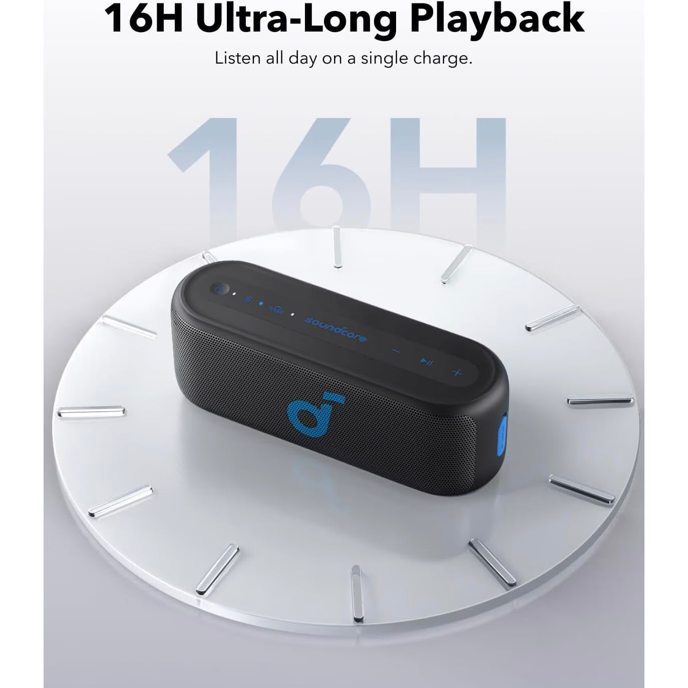 Coluna Bluetooth Anker SoundCore Select 2S, 20W, à prova de água, Preta A3171011