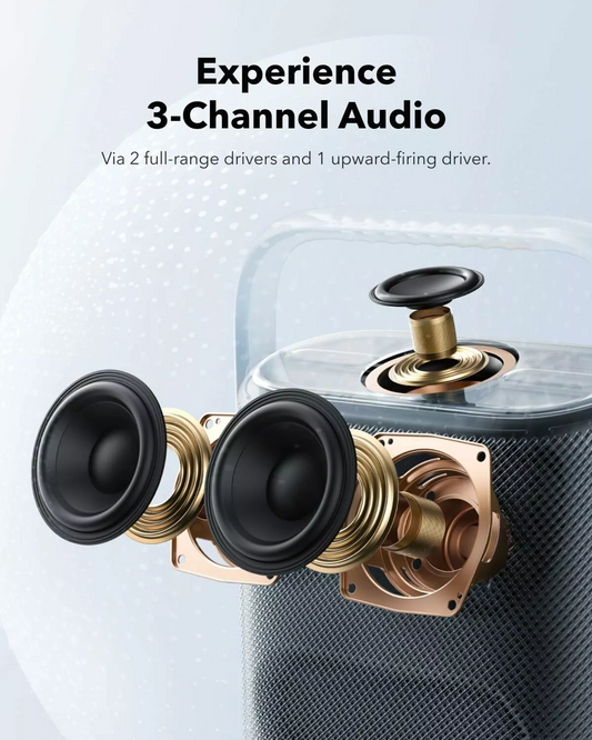 Coluna Portátil Bluetooth Anker SoundCore Motion X500, 40W, À Prova de Água, Preta A3131011