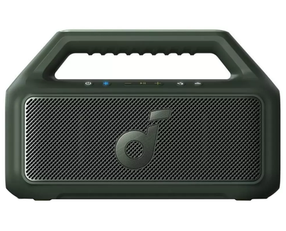 Coluna Portátil Bluetooth Anker SoundCore Boom 2 Nova Versão, 80W, TWS, RGB, À Prova de Água, Verde A3138062