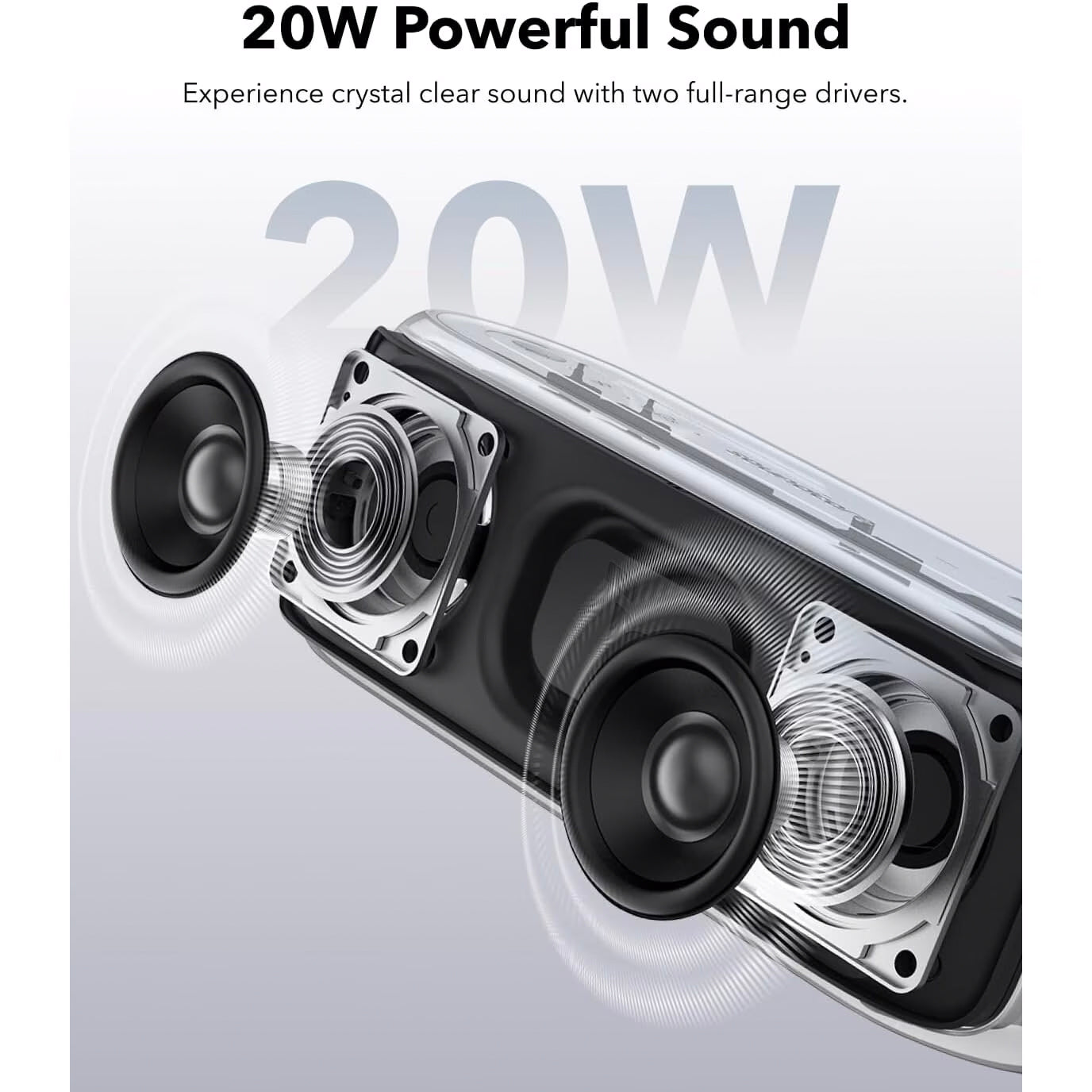 Coluna Bluetooth Anker SoundCore Select 2S, 20W, à prova de água, Preta A3171011