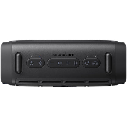 Coluna Portátil Bluetooth Anker SoundCore Boom 3i, 50W, RGB, à prova de água, Preta D5100010