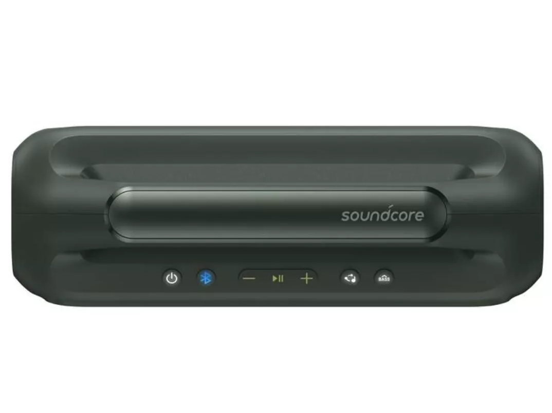 Coluna Portátil Bluetooth Anker SoundCore Boom 2 Nova Versão, 80W, TWS, RGB, À Prova de Água, Verde A3138062