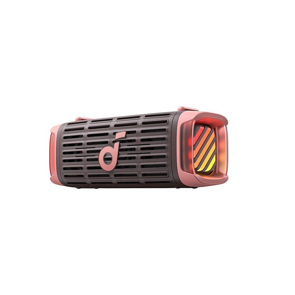 Coluna Portátil Bluetooth Anker SoundCore Boom 3i, 50W, RGB, à Prova de Água, Castanho Rosa D5100080