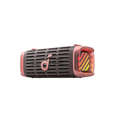 Coluna Portátil Bluetooth Anker SoundCore Boom 3i, 50W, RGB, à Prova de Água, Castanho Rosa D5100080