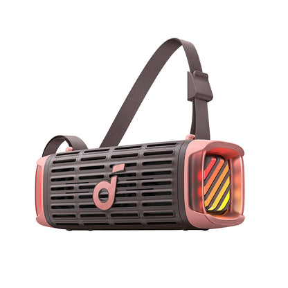 Coluna Portátil Bluetooth Anker SoundCore Boom 3i, 50W, RGB, à Prova de Água, Castanho Rosa D5100080