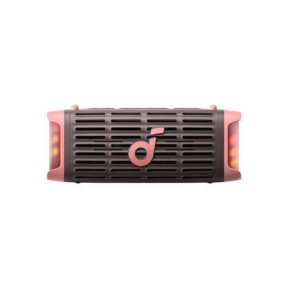 Coluna Portátil Bluetooth Anker SoundCore Boom 3i, 50W, RGB, à Prova de Água, Castanho Rosa D5100080