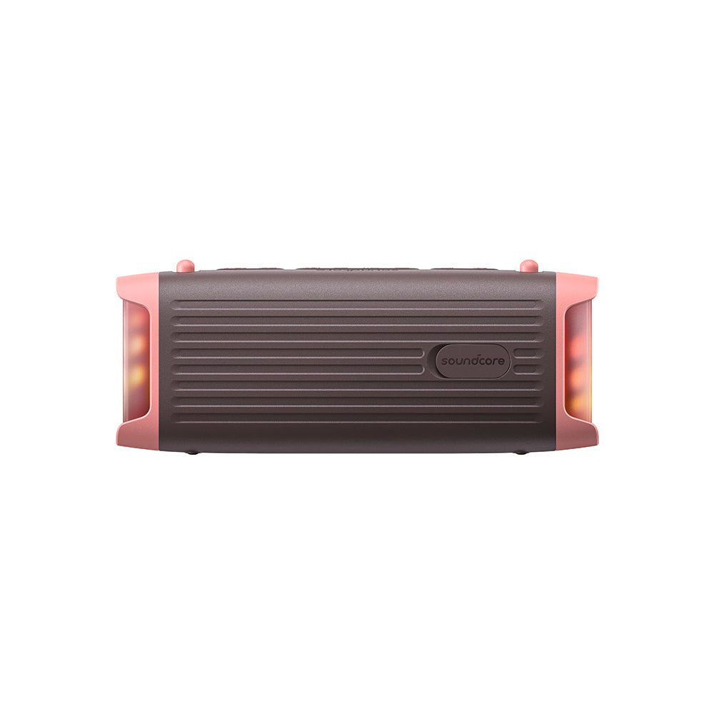 Coluna Portátil Bluetooth Anker SoundCore Boom 3i, 50W, RGB, à Prova de Água, Castanho Rosa D5100080