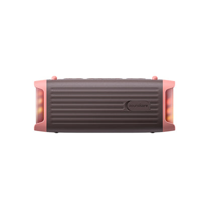 Coluna Portátil Bluetooth Anker SoundCore Boom 3i, 50W, RGB, à Prova de Água, Castanho Rosa D5100080