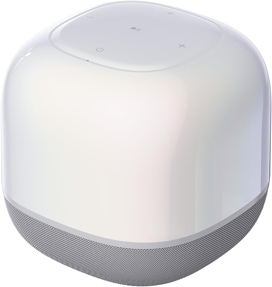 Altifalante Bluetooth portátil Baseus AeQur V2, branco 