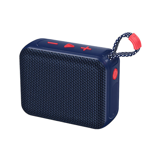 Coluna Portátil Bluetooth Borofone BR106 Felicitous, 8 W, TWS, RGB, Azul-marinho