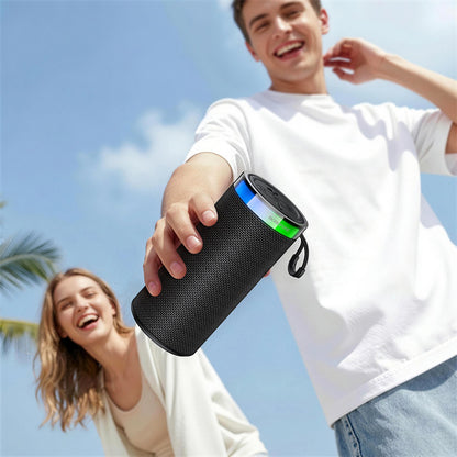 Borofone BR105 Loud Portable Bluetooth Speaker, 10W, TWS, RGB, Navy Blue