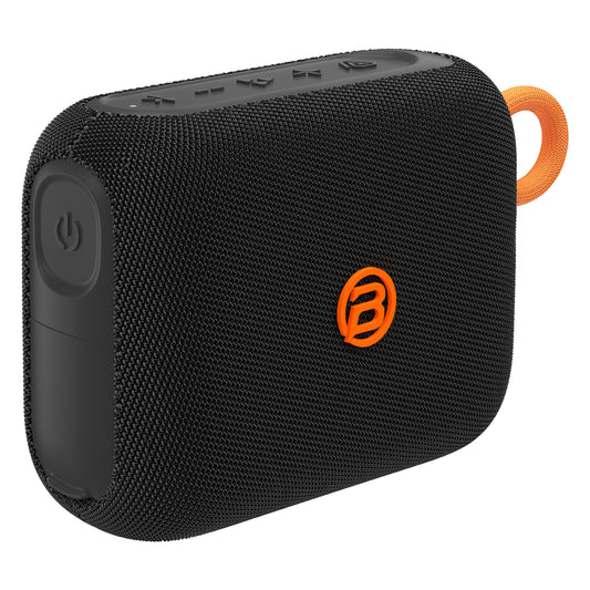 Coluna Portátil Bluetooth Bugani Rove Go 5, 12W, TWS, À Prova de Água, Preta