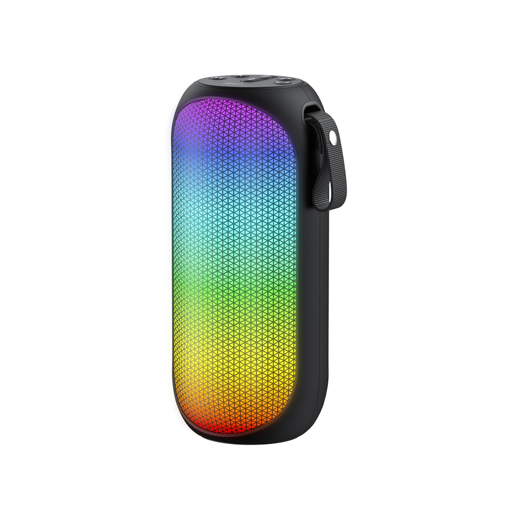 HAVIT SK808BT Portable Bluetooth Speaker, 8W, RGB, Waterproof, Black