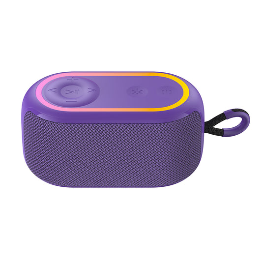 Coluna Portátil Bluetooth HAVIT SK809BT, 7W, RGB, à Prova de Água, Roxo