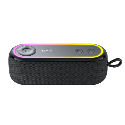 Coluna Portátil Bluetooth HAVIT SK810BT, 7W, RGB, à Prova de Água, Preta