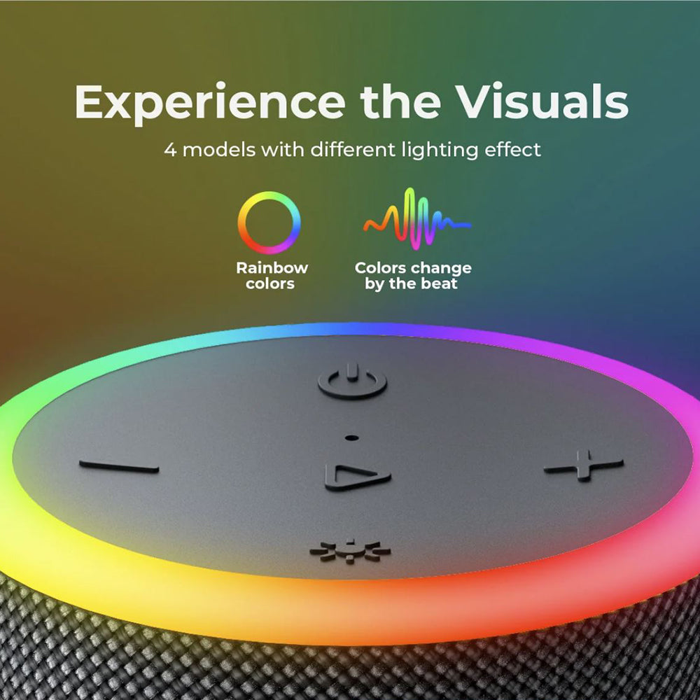 Coluna Portátil Bluetooth HAVIT SK833BT, 2 x 10W, RGB, à prova de água, Preta