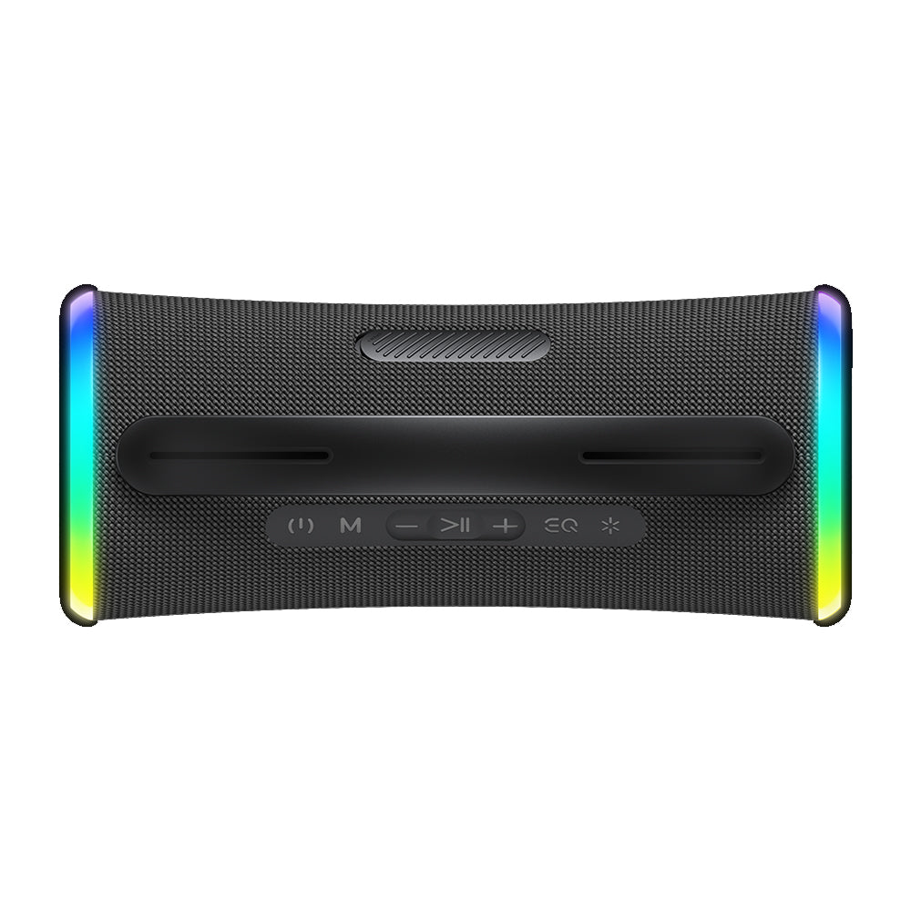 Coluna Portátil Bluetooth HAVIT SK834BT, 2 x 5W, RGB, à Prova de Água, Preta