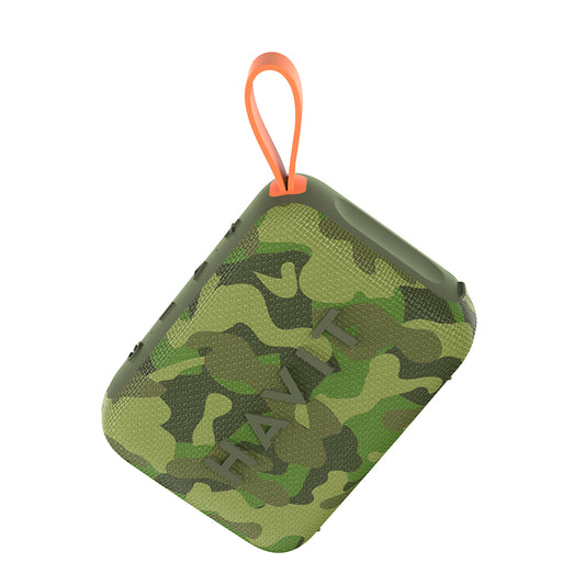 Coluna Portátil Bluetooth HAVIT SK874BT, 8W, à Prova de Água, Camuflagem