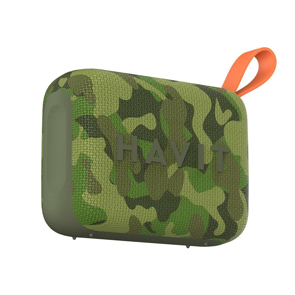 Coluna Portátil Bluetooth HAVIT SK874BT, 8W, à Prova de Água, Camuflagem