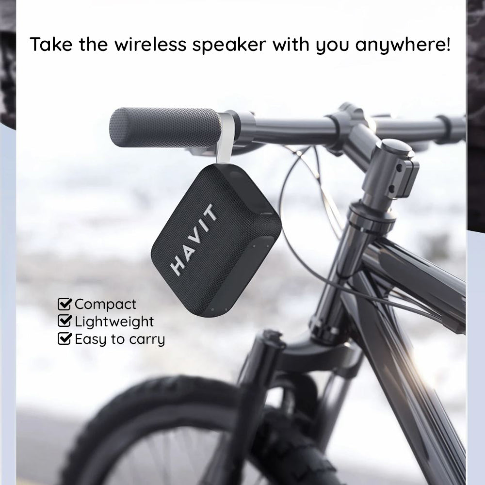 Coluna Portátil Bluetooth HAVIT SK874BT, 8W, à Prova de Água, Preta