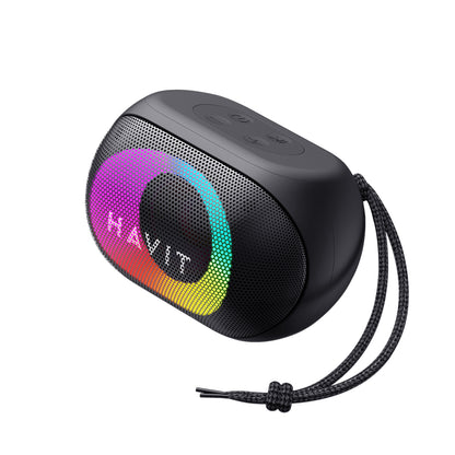 Coluna Portátil Bluetooth HAVIT SK885BT, 8W, RGB, à Prova de Água, Preta