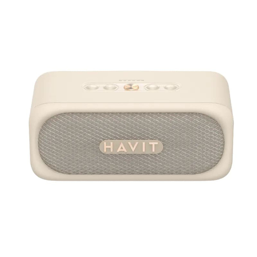 Coluna Bluetooth HAVIT SK905BT, 20W, à prova de água, Bege