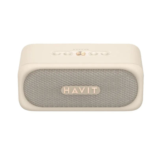 Coluna Bluetooth HAVIT SK905BT, 20W, à prova de água, Bege