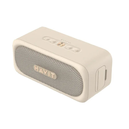 Coluna Bluetooth HAVIT SK905BT, 20W, à prova de água, Bege