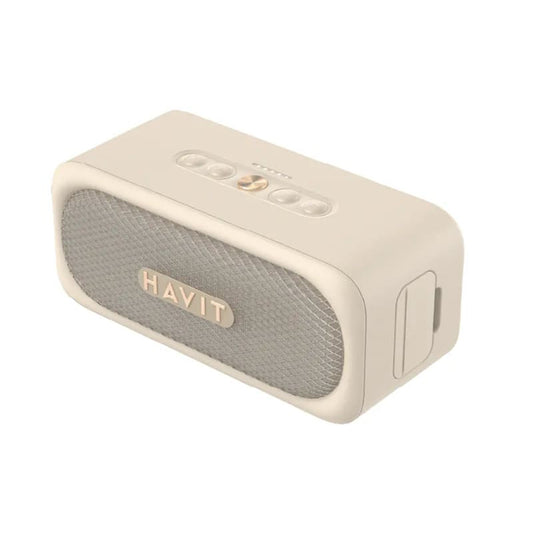 Coluna Bluetooth HAVIT SK905BT, 20W, à prova de água, Bege