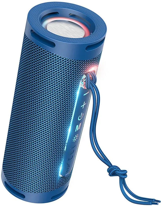 Coluna Portátil Bluetooth HOCO HC9 Dazzling Pulse Sports, 10W, TWS, RGB, Azul