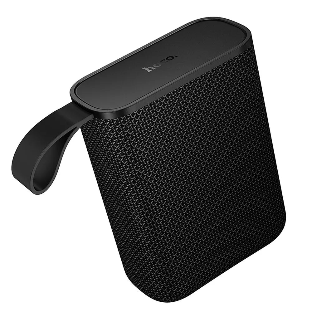 Coluna Portátil Bluetooth HOCO HC34, 5W, TWS, à Prova de Água, Preta