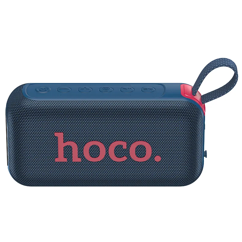 Coluna Portátil Bluetooth HOCO HC32, 2 x 10W, TWS, RGB, Azul Marinho