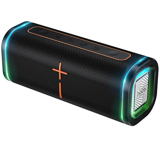 Coluna Portátil Bluetooth HOCO HC51, 30W, TWS, RGB, Preta