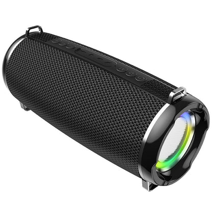 Coluna Portátil Bluetooth HOCO HC2, 2 x 5W, TWS, RGB, Preta