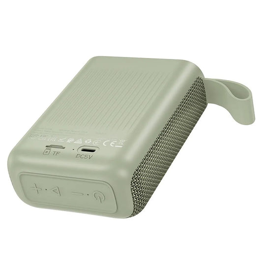 Coluna Portátil Bluetooth HOCO HC34, 5W, TWS, à Prova de Água, Verde