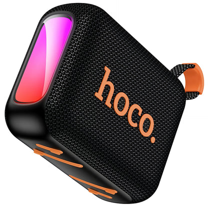 Coluna Portátil Bluetooth HOCO HC31, 10W, TWS, RGB, à prova de água, Preta