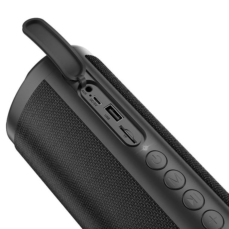 Coluna Portátil Bluetooth HOCO HC4 Bella Sport, 10W, TWS, à prova de água, Preta