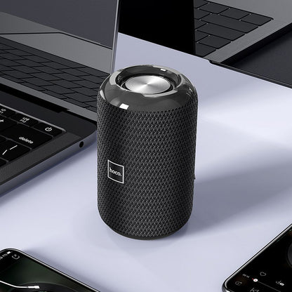 Coluna Portátil Bluetooth HOCO HC1, 5W, TWS, à Prova de Água, Preta