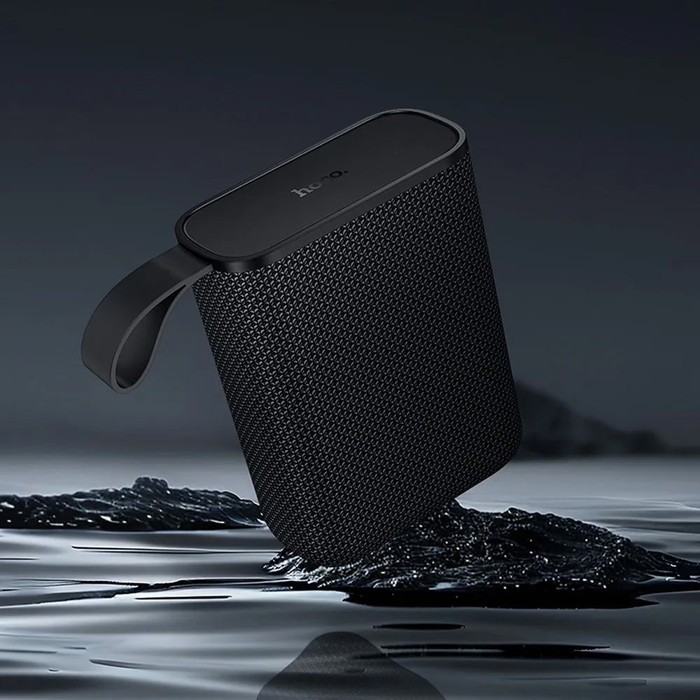 Coluna Portátil Bluetooth HOCO HC34, 5W, TWS, à Prova de Água, Preta