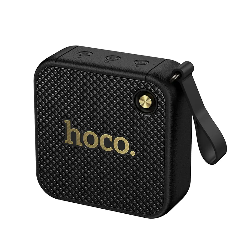 Coluna Portátil Bluetooth HOCO HT1, 8W, TWS, Preta